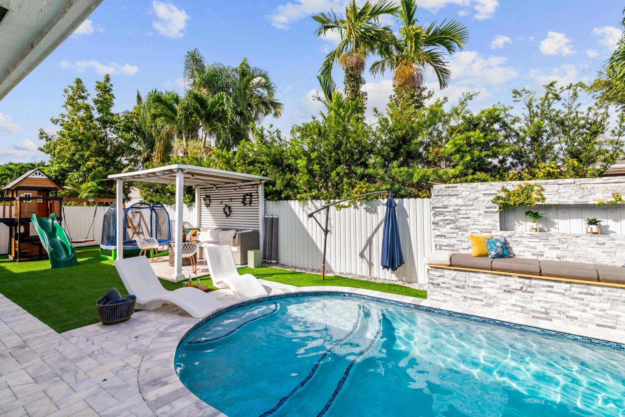 Miami Luxury House W Heated Pool & Jacuzzi Villa Exterior photo