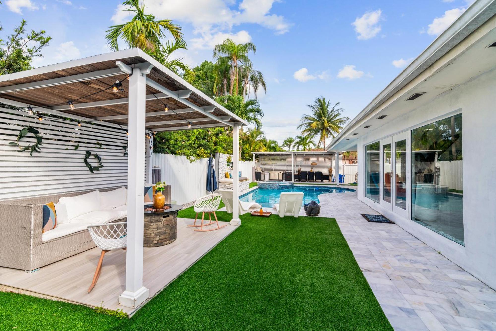 Miami Luxury House W Heated Pool & Jacuzzi Villa Exterior photo